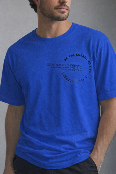 ArtYus Go after Your Dreams Printed Cotton Relaxed Fit Round Neck Unisex T-Shirt