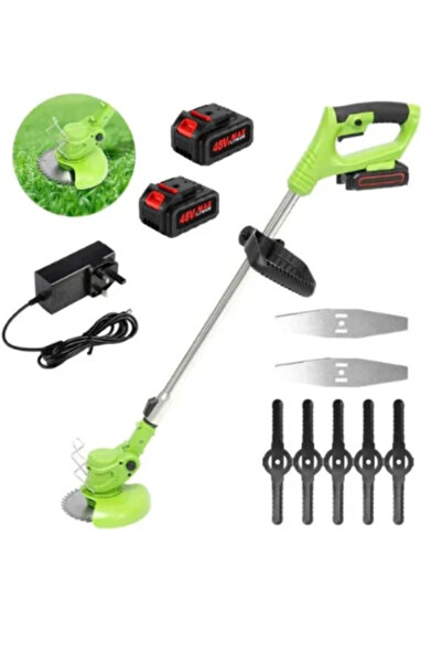 OEM Electric Brushcutter with Two 48V Batteries, 13000 mAh, 20000 RPM