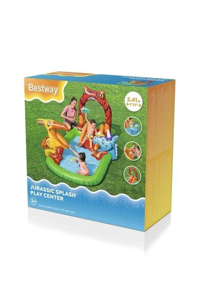 BESTWAY ملعب ديناصورات مائي للأطفال2.41 × 1.40 × 1.37 م