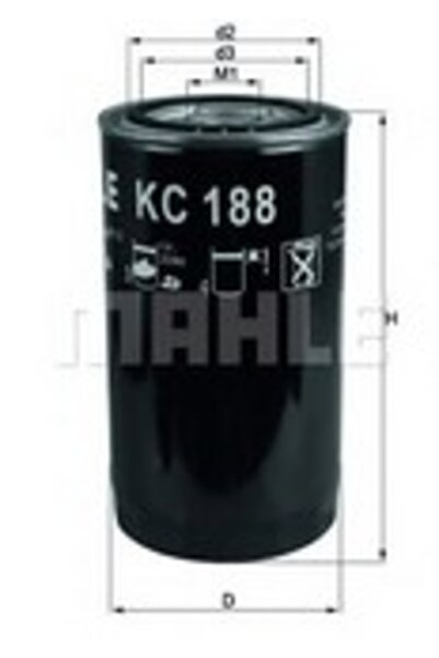 Mahle Original Горивен филтър KC 188