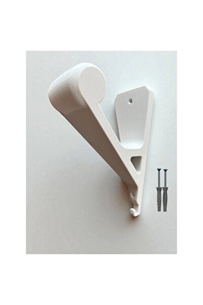OEM Motorcycle Helmet Holder, Wall Mount, White