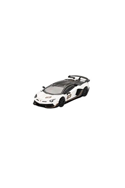 mini gt Macheta auto Lamborghini Aventador Svj 63 Bianco Asopo 2022 1:64 MGT0...