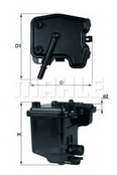 Mahle Original Filtru de combustibil KL 431D