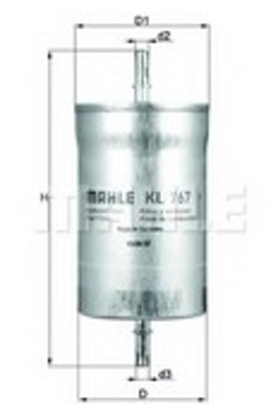 Mahle Original Filtru de combustibil KL 767