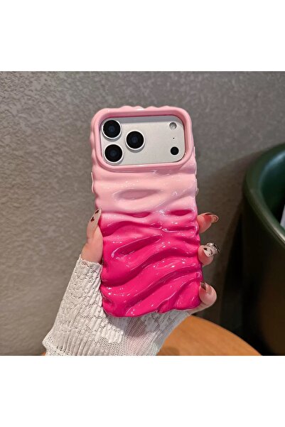 botyco حافظة آيفون 13 (6.1 بوصة) متوافقة مع سطح ثلاثي الأبعاد مموج ومزخرف بأل...