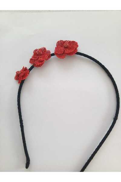 modasever Handmade Stylish Young Girl's Crown with Needlework