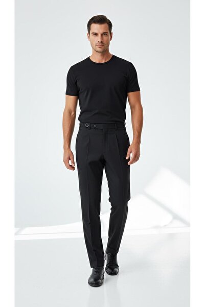 Kadir Büyükkaya Çift Pile Pantolon Out-KAB2228S