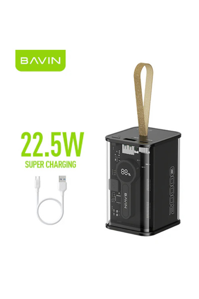 Bavin PC1010S 20000mAh Fast Charging Powerbank With Creative Transparent Shell
