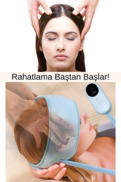 Shopura Mıgren Ve Baş Ağrısı Giderici Başlığı Sıcak Kompres Kafa Masaj Aleti
