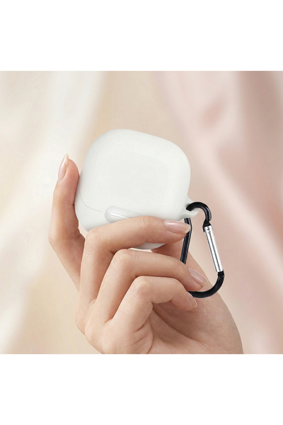 CaseOnn Ank3R Soundcore Liberty 4 Nc Case with Strap Attachment Matte Silicon...