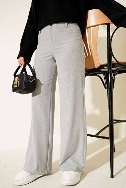 TrendParis Palazzo Cut High Waist Pants