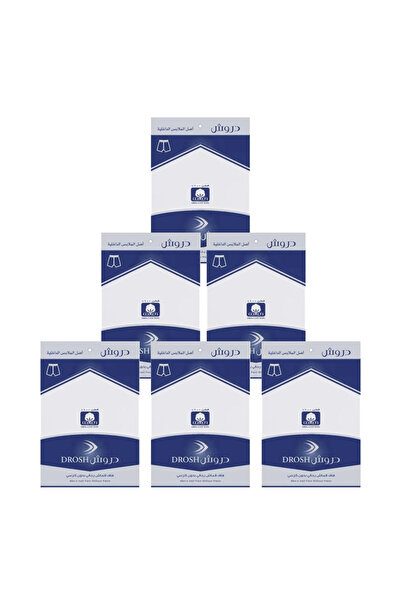 Drosh هاف قماش رجالي بدون كرسي دروش (6 حبات)