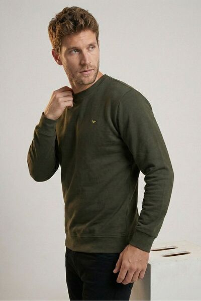 assef Men's Relax Fit Comfortable Cut Cotton Soft Textured Plain Pique Long S...