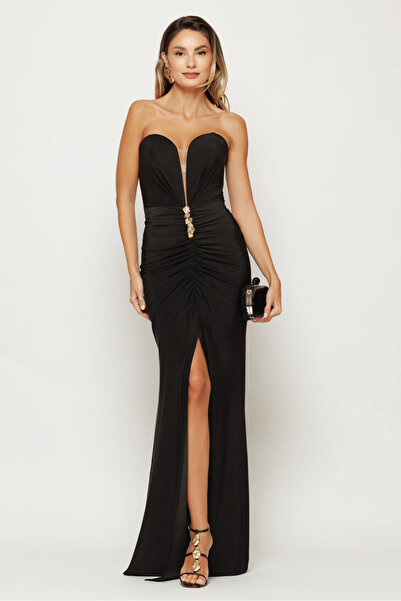 Ejolie Μαύρο φόρεμα Esme