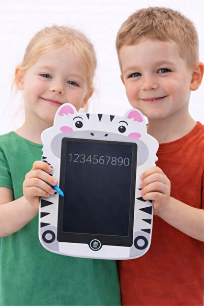 WAPPA Figürlü Lcd Çizim Tableti Sevimli Hayvan Figür Çocuk Lcd Çizim Tahtası ...