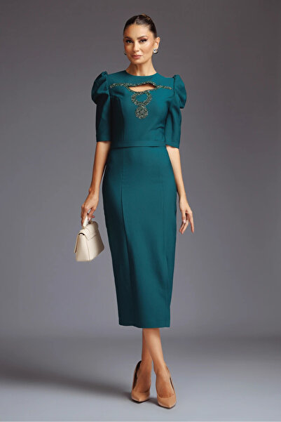 Ejolie Lora green dress