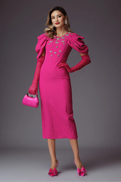 Ejolie Fuchsia Malvina dress