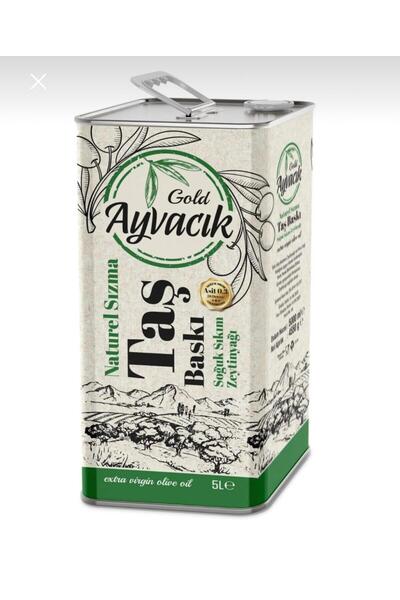 ayvacık lezzet dünyası Gold Ayvacık Natürel Soğuk Sıkım Sızma 5L (4800Gr) Zey...