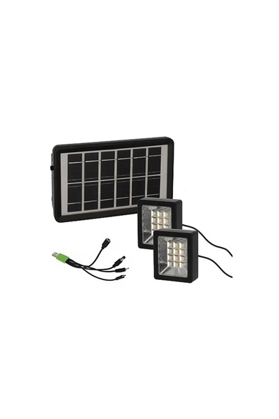 OEM LAMPI SOLARE Set proiector solar cu LED 12 SMD 3 W alb rece 6000 K