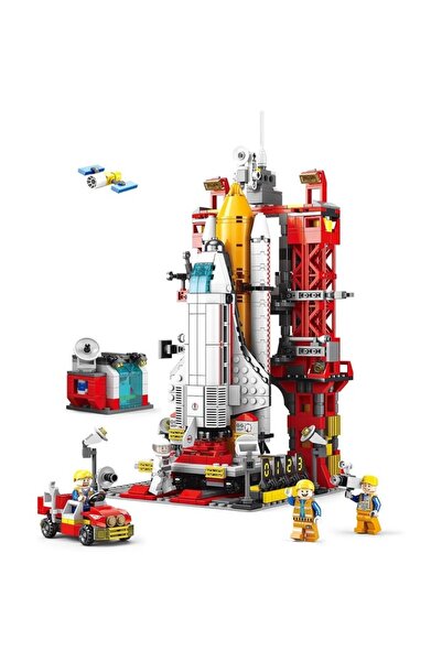 Printisor 3D construction set Rocket Launch Station, 500 pieces, realistic NA...