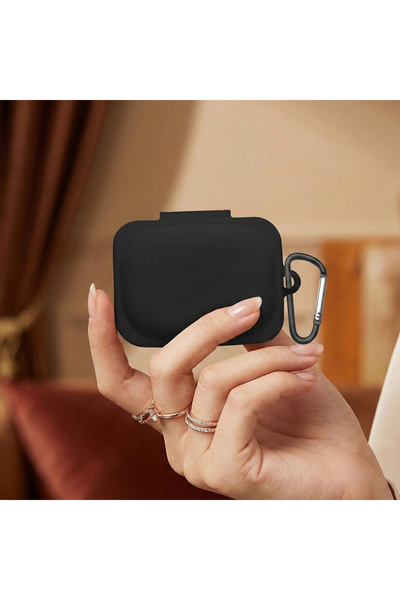 NOTHING Ear (a) Case with Strap Attachment Matte Silicone Black