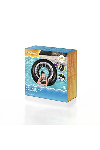 BESTWAY Tropical-themed circular swim ring, 1.19m