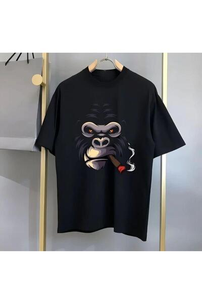 LELVANİ Limited Edition Gorilla Printed Tshirt