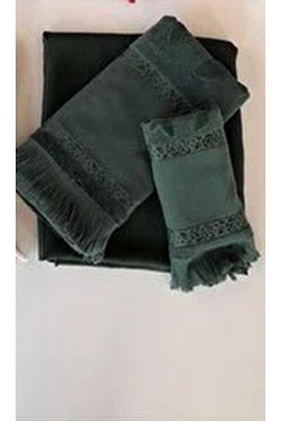 SARRA HOME Zümrüt - Analı Kızlı Etamin Ve Kanaviçe İşlemelik Havlu