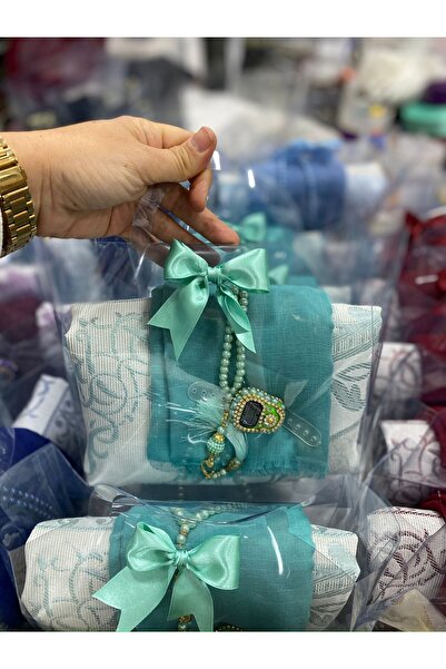 Ceylan AL AVM 10'lu Kişiselleştirilebilir Hediyelik İnce Seccade, Zikirmatik,...