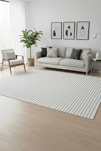 Babil Home Salon Mutfak Yatak Odası Koridor Halısı Yolluk Halı 8608 KREM