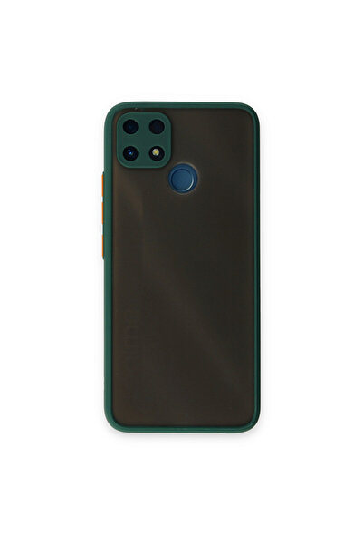 cepmoda Realme "C25 / C25S" Mat Silicone Phone Case - Frosted Transparent Cov...