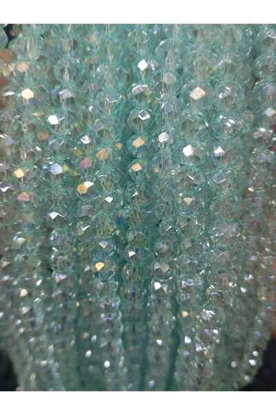 Ralp Moda خرز كريستال زجاجي 6 ملم 20 خيطًا من رغوة البحر