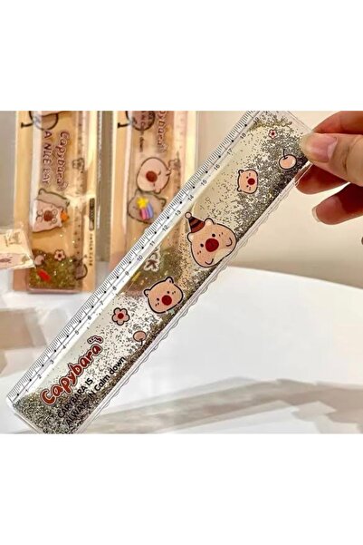 AYDAN26 Sulu Simli Cetvel Capybara