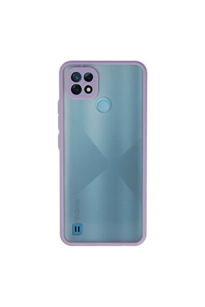 cepmoda حافظة هاتف REALME "C21" من السيليكون غير اللامع - غطاء شفاف بلوري [أر...