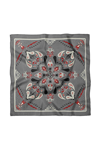 Sultan İpek Shawl Patterned Scarf / Bandana 70X70Cm