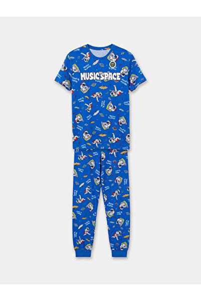 LC Waikiki RMZ GİYİM FARKIŞİLLİΓΙΑ Zero Roba Yaka Ba με τύπωμα rkek Παιδικό Σ...