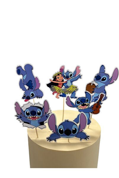 OGELAPARTY Konsept pasta kürdanı-Kişiye Özel Pasta Kürdanı Seti–Doğum Günü,Ba...