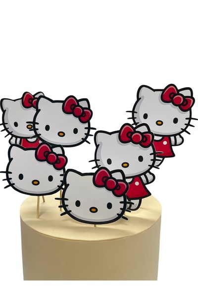 OGELAPARTY Konsept pasta kürdanı-Kişiye Özel Pasta Kürdanı Seti–Doğum Günü,Ba...