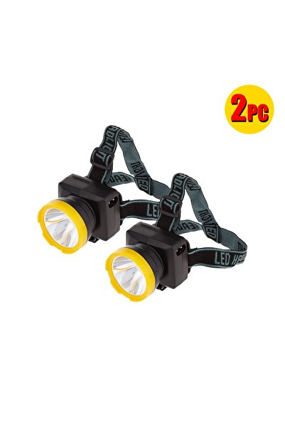 BUYMART 2 PC -Portable Rechargeable LED Head-Mounted Flashlight Waterproof Ou...