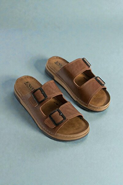 VANONE Men's Orthopedic Tan Comfortable Sole Stitched Stylish Inside-Out Men'...