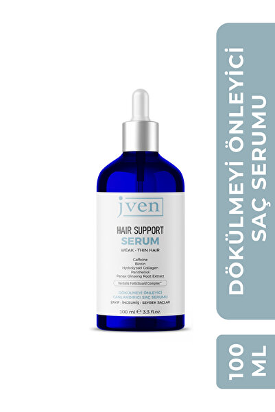 Hair Support Serum - Dökülmeyi Önleyici ve Canlandırıcı Saç Serumu Zayıf, İncelmiş ve Seyrek Saçlar