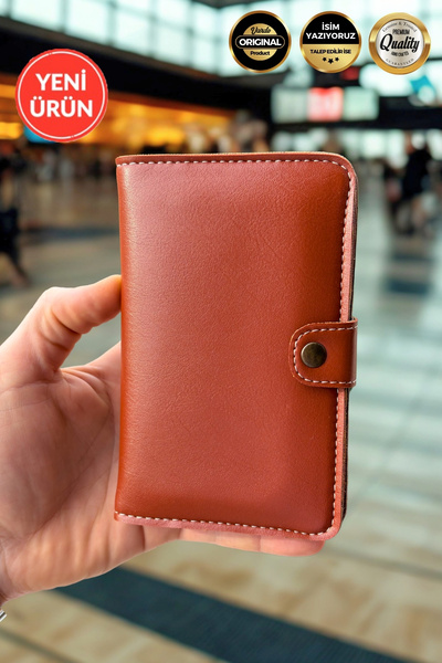 Vardo [ We Write Name ] Esther Design Business Card Holder Wallet & Passport ...