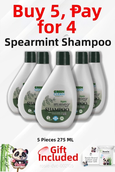 Green Clean شامبو النعناع اشتري 5 ادفع 4 275 مل وروزي باموت