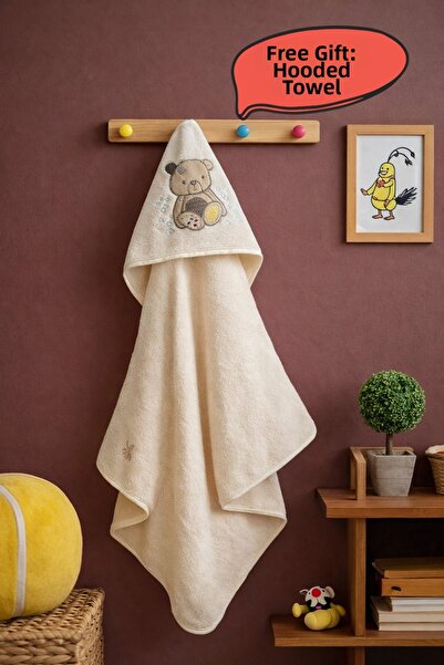 Heianmono Kids 100% Cotton Baby Swaddle Bath Towel