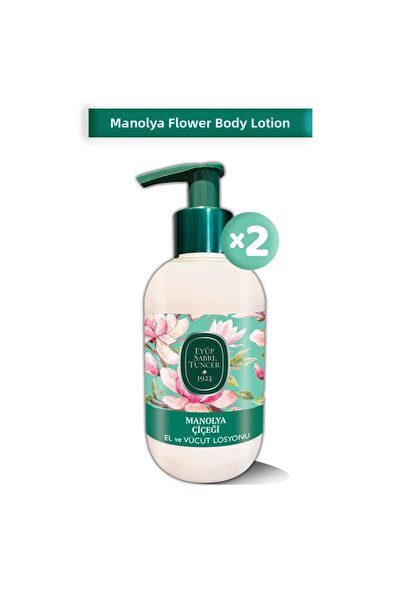Eyüp Sabri Tuncer Magnolia Flower Patterned Hand and Body Lotion - 280 ml x 2