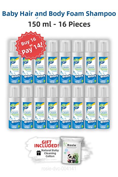 Turmepa Buy 16 Pay 14 150 ml Turmepa Baby Hair and Body Foam Shampoo and Rosie