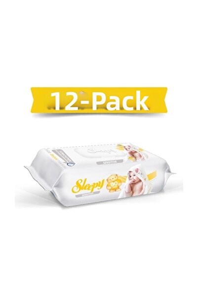 Sleepy الحساسة 90 ورقة 12 حزمة مناديل مبللة