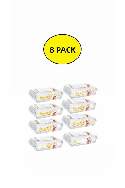 Sleepy مناشف مبللة حساسة 90 قطعة 8 عبوات 720 ورقة