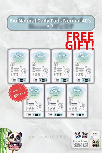 Sleepy بيو ناتشورال باديكير يومي اشتري 7 ادفع 6 40 عبوة روزي