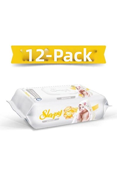Sleepy منشفة مبللة حساسة 12x90 1080 ورقة